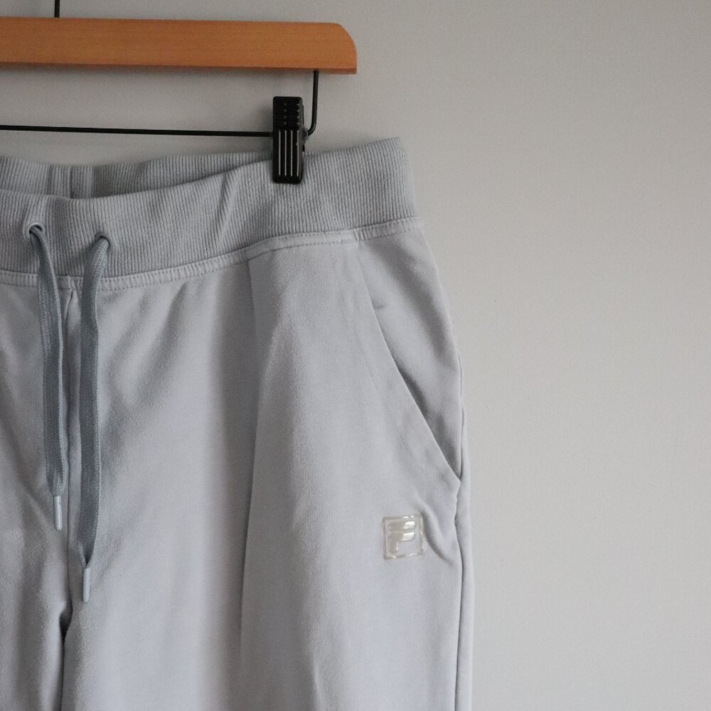 Fila Men's Blue Sz L Athletic Fleece Pull On Casual Stretch Sweatpant Joggers - Picture 4 of 11